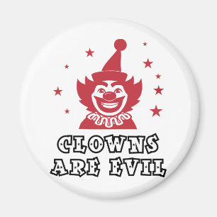 Clowns sind schlecht magnet