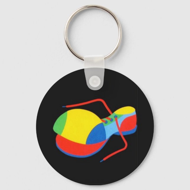 Clownschoe Schlüsselanhänger (Vorderseite)