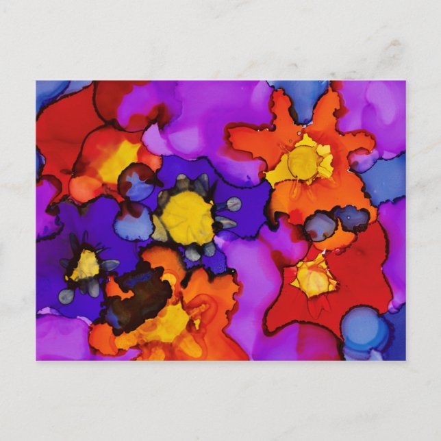 Clownshow Postkarte (Vorderseite)