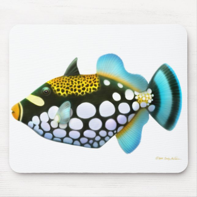 ClownTriggerfish Mousepad (Vorne)