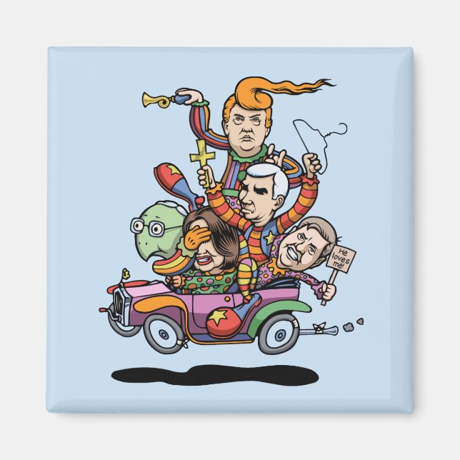 Clownwagen 5-19 magnet (Vorne)