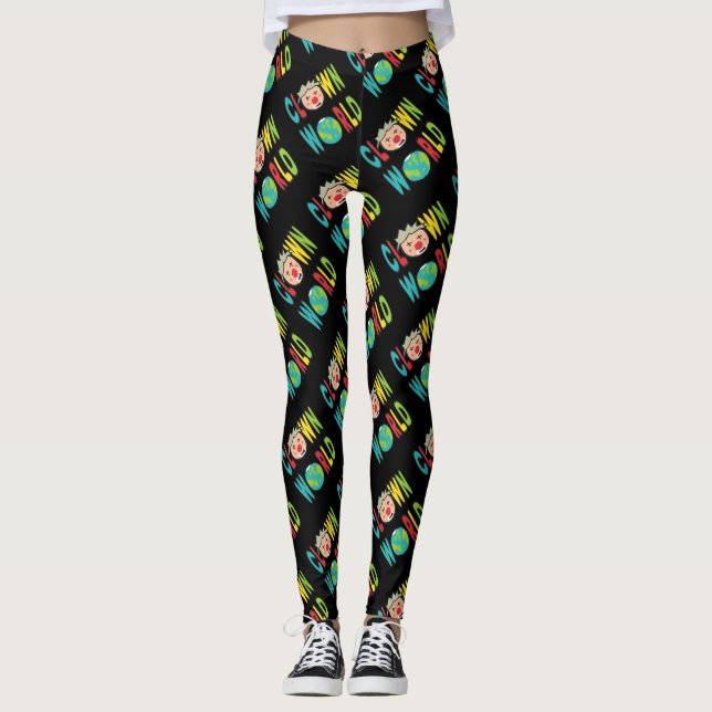 Clownwelt Leggings (Vorderseite)