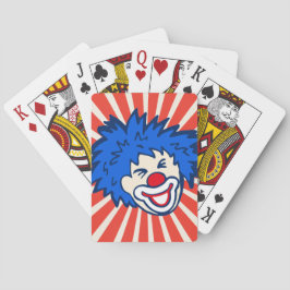 Clowred blue fun Party Spielkarten