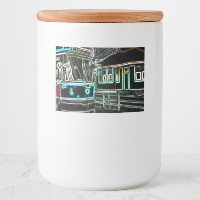 CLRV Neon à l'ensemble Étiquette de contenants ali (Devant)