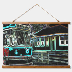 CLRV Neon à stn 91x66cm Tapisserie murale découpée