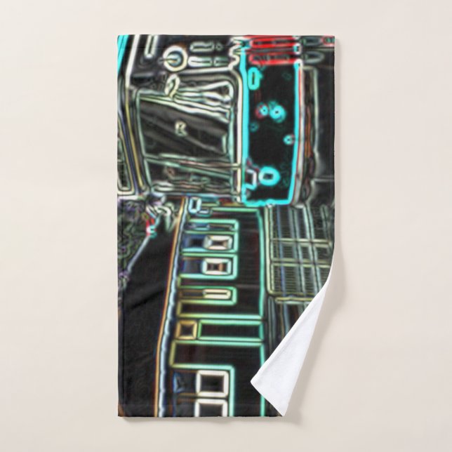 CLRV Neon à stn Hand Towel (Serviette à main)