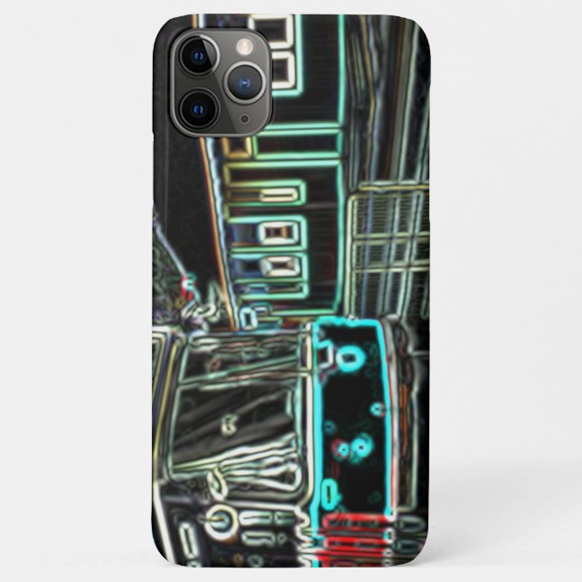 CLRV Neon bei stn iPhone 11 Pro Max Phone Case (Rückseite)
