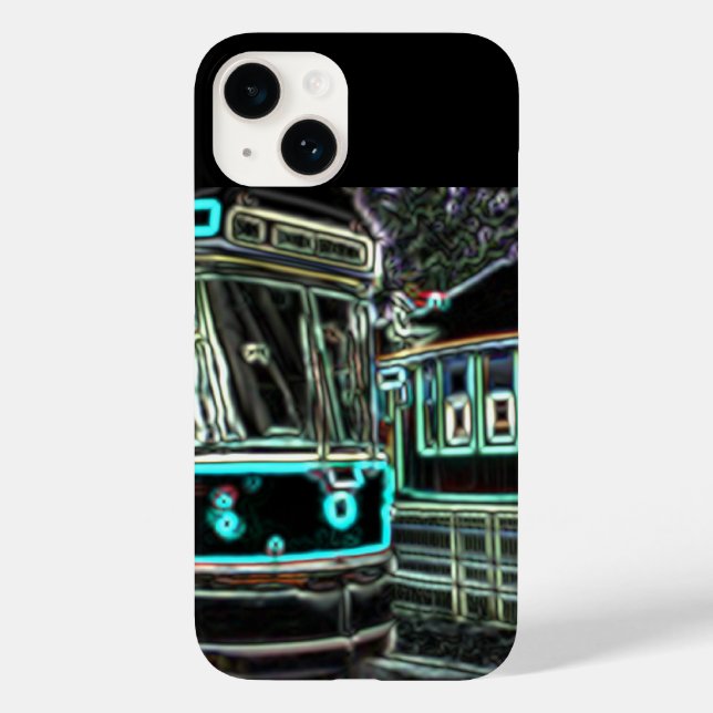 CLRV Neon bei stn iPhone 14 Fall Case-Mate iPhone 14 Hülle (Rückseite)