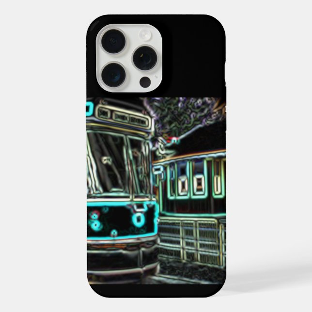 CLRV Neon bei stn iPhone 15 Pro Max Fall Hülle (Rückseite)