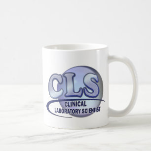 CLS FunBlue LOGO - KLINISCHER LABORWISSENSCHAFTLER Kaffeetasse