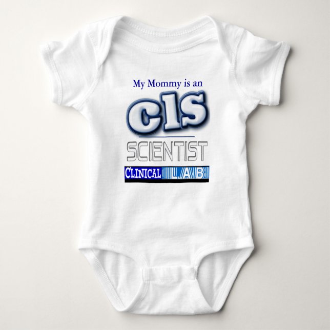 CLS LOGO - KLINISCHER LABORwissenschaftler Baby Strampler (Vorderseite)