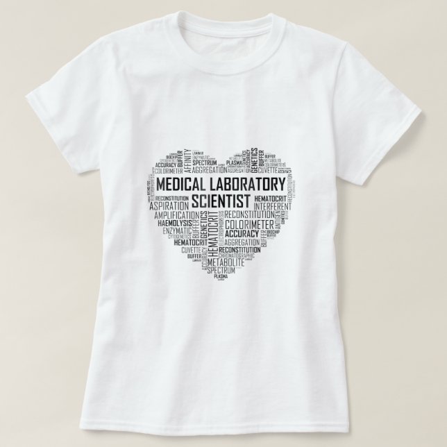 CLS Medical Laboratory Scientist T Shirt Clinical  (Design vorne)