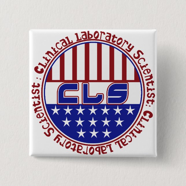 CLS PATRIOT-USA-FLAGGE - KLINISCHER BUTTON (Vorderseite)