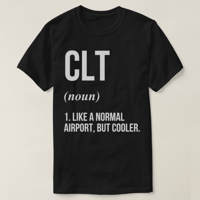 CLT Airport Defined T-Shirt (Design vorne)