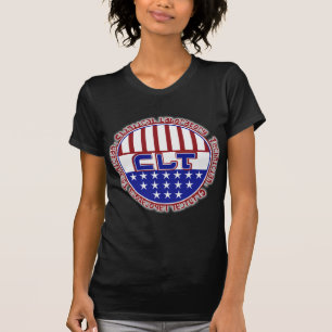 CLT PATRIOTIC KLINISCHER LABRADOR TECH USA FLAG T-Shirt