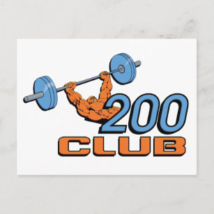 Club 200 postkarte