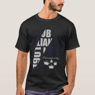 Club Alianza Lima Corazon Peruaner Fußball Männer  T-Shirt