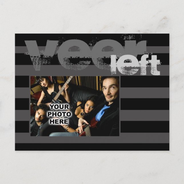 Club Band Foto Flyer Postkarte (Vorderseite)