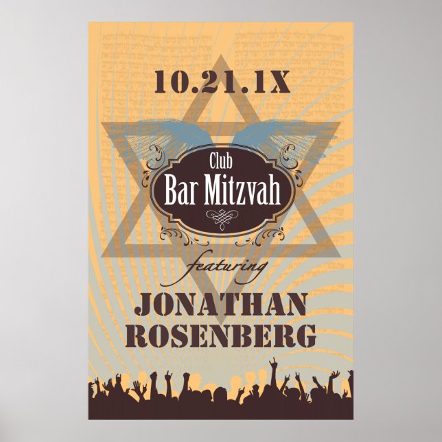Club Bar Mitzvah Poster (Vorne)