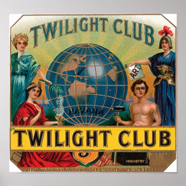 Club Cigar Label Poster (Vorne)