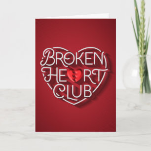 Club Coeur cassé / Carte pliée