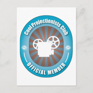 Club cool Projectionist Postkarte