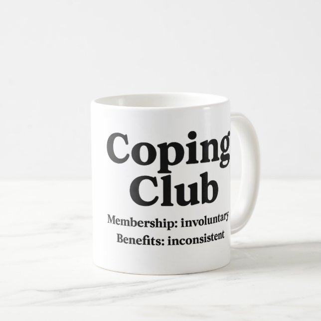 Club d'adaptation - Mug de café (Devant droit)