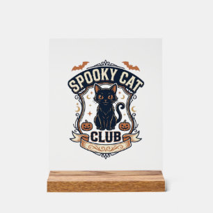 Club de chat effrayant Chat Halloween Chat effraya