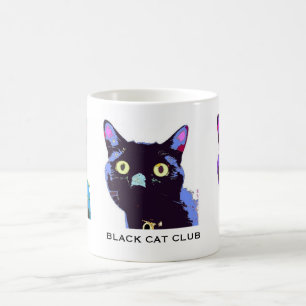 Club de chat noir ! tasse