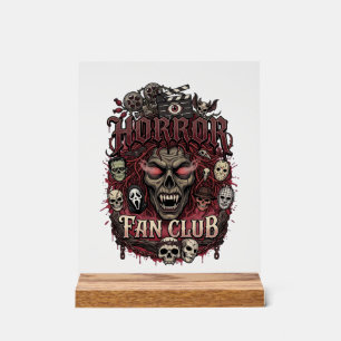 Club de fans d'horreur Halloween Visage de démon C