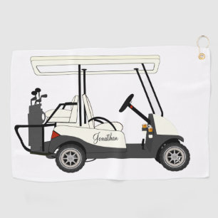 Club de golf Golfer Cart Serviettes de bal