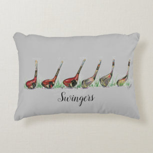 Club de golf, Swingers" coussin