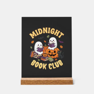 Club de lecture de fantômes de livre d'Halloween C