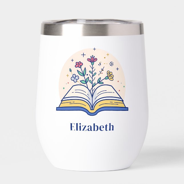 Club de livre personnalisé fleur sauvage (Arrière)