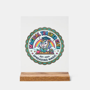 Club de professeur magique de licorne drôle cadeau