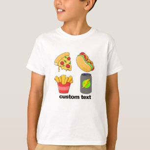 Club des amoureux de la malbouffe Tshirt Fast Food