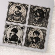 Club des Filles Bizarres Autocollant Vinyle Art No