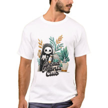 Club des Plantes Mortes T-Shirt Mignon Chat Squele