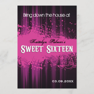 Club Flyer Look Sweet 16 Einladung