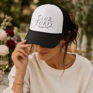 Club Forty Personalisierte Trucker-Mütze Truckerkappe