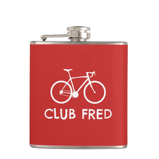 Club Fred Cycling Flachmann (Vorderseite)