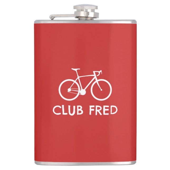 Club Fred Cycling Flachmann (Vorderseite)