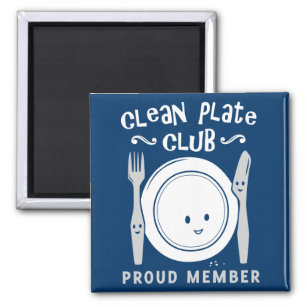 Club für saubere Platten Magnet