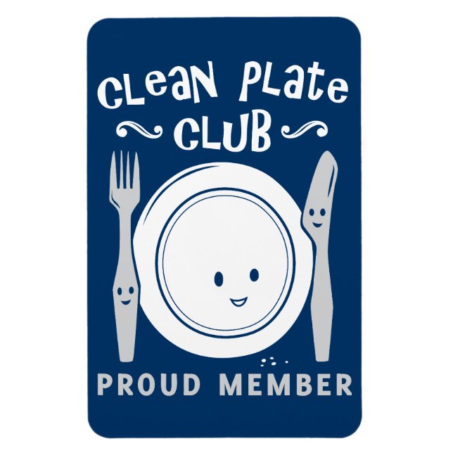 Club für saubere Platten Magnet (Vertikal)