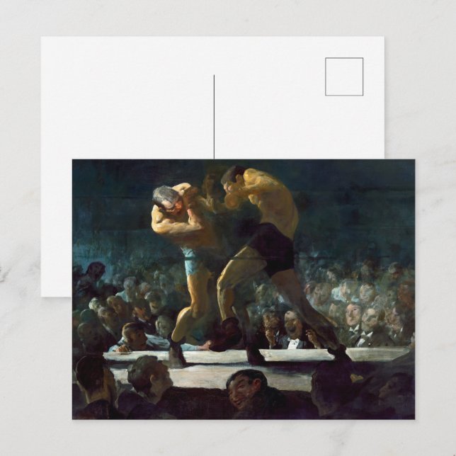Club Night | George Bellows | Postkarte (Vorne/Hinten)