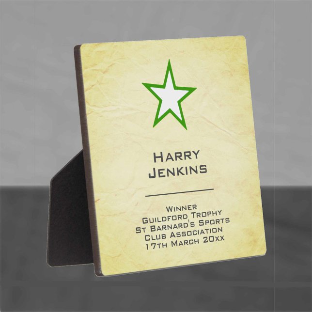 Club- oder Vereinsgewinner Fotoplatte (Von Creator hochgeladen)