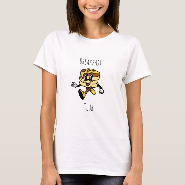 Club petit-déjeuner Happy Pancakes Sweat - shirt à (Devant)