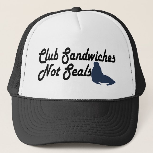 Club Sandwiches nicht Siegel Truckerkappe (Vorderseite)