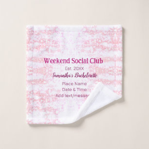 club social de week-end rose paillettes enterremen