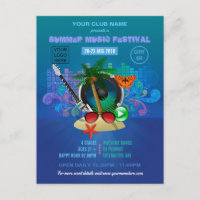 Club Summer Music Festival hinzufügen Logo-Werbung